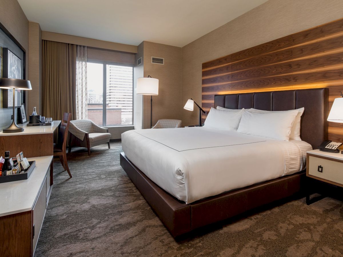 Downtown Portland The Porter Hotel with city views.